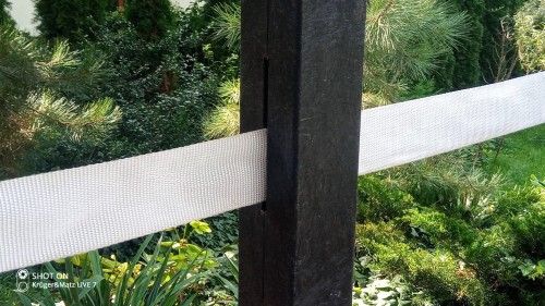 Ogrodzenie szczelinowe - słup A, 7 x 7 x 230 cm, ekokompozyt EKOFORME