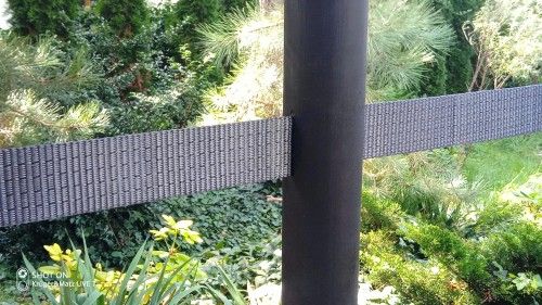 Solid Black taśma tkana, ekokompozyt EKOFORME