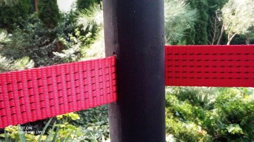 Solid Red taśma tkana, ekokompozyt EKOFORME