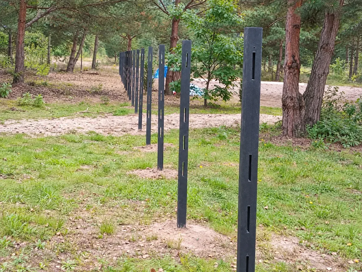 Ogrodzenie szczelinowe, Stanisławów (woj. mazowieckie), kadr 6 z 8