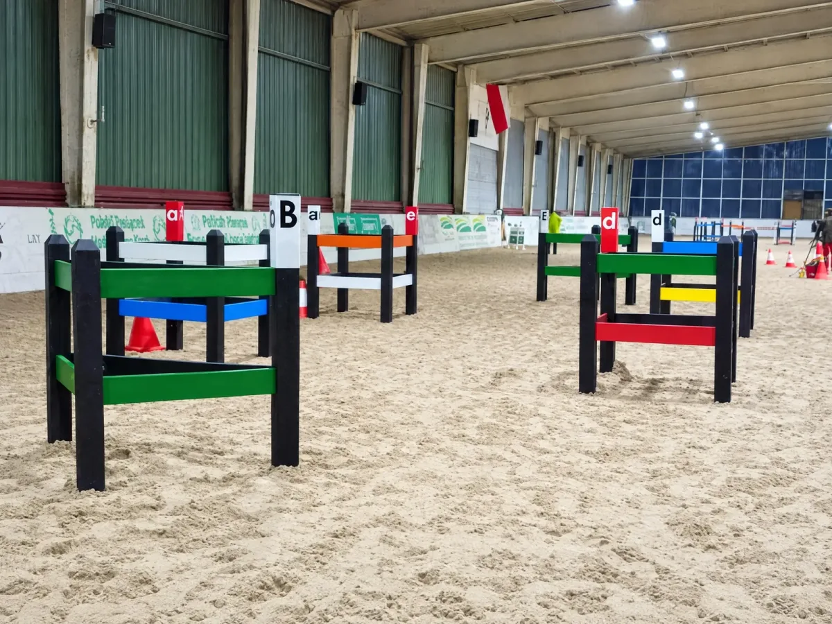 Przeszkody maratonowe EKOFORME zawody halowe w Łącku 2021, kadr 3 z 7